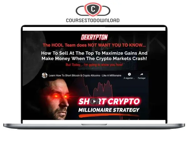 Cameron Fous - DE-Krypton - How To Short Bitcoin and Crypto Altcoins Like A Millionaire Download